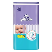 BELLA Panda 3 MIDI jednorázové plienky (5-9 kg) 48 ks