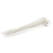 Stalco Sťahovacie sk pásky nylónové biele opb 3,6 x 250 mm, 100 ks