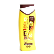 Helios Herb Kids OF 50, detské mlieko na opaľovanie s panthenolom a UVA/UVB filtrami 250ml