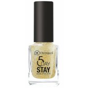 Dermacol lak na nechty 5 Day Stay 14 Gold Tiara 11 ml