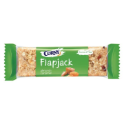 CORNY Flapjack almond caramel, ovsená tyčinka s mandľami a karamelom 65 g
