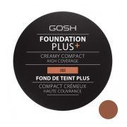 GOSH Foundation Plus+ Creamy Compact High Coverage, Kompaktný makeup odtieň č. 08, 9g