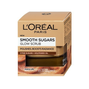 LORÉAL SMOOTH SUGARS GLOW SCRUB, jemný rozjasňujúci cukrový peeling 50ml