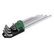 Stalco Kľúče TORX s otvorom T10 - T50, dlhé, 9 prvkov