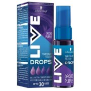 Live Drops farbiace kvapky na vlasy Fialová orchidea 30 ml