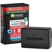 GARNIER PureActive Charcoal, tuhé mydlo na tvár 100 g