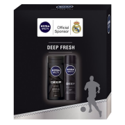NIVEA Men Deep Fresh, Pánska darčeková kazeta s príťažlivou vôňou tmavého dreva