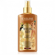 EVELINE Brazilian Body luxusná zlatá rozjasňujúca hmla na telo 5v1, 150 ml
