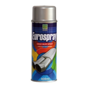 Eurospray Žiaruvzdorná farba, 800°C - strieborná 400ml