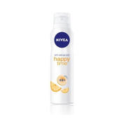 NIVEA Deodorant Happy Time, sprej antiperspirant s výťažkami z bambusu a vôňou pomarančových kvetov