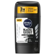 Nivea Men pánsky tuhý antiperspirant Black & White Invisible Original 48h, 50 ml
