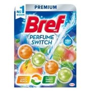 Bref Perfume Switch Juicy Peach & Sweet Appleh, wc čistič 50g