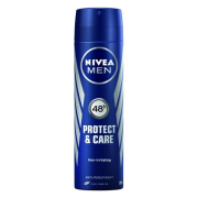 NIVEA for Men Protect & Care, sprej antiperspirant pre mužov s ochranou pokožky pred podráždením