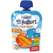NESTLÉ Min Yoghurt Jogurtový dezert s banánmi a mangom 90g