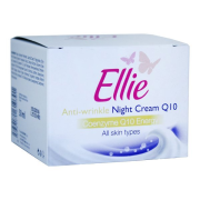 ELLIE Nočný krém Q10 proti vráskam, pre všetky typy pleti 50ml