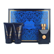 Versace Pour Homme Dylan Blue, toaletná voda 50 ml + sprchový gél 50 ml + balzam po holení 50 ml