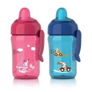 AVENT kúzelný pohárik 18m+ Sport s plastovou úchytkou 340ml