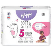 Bella Happy Baby Soft & Delicate Junior č. 5, 11 -18 kg, 38 ks