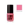 GOSH Oh My Gosh Lak na nechty odtieň 011 - electric Pink, 5 ml