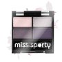 MISS SPORTY Studio Color Quattro Eyeshadow, paletka očných tieňov 402 Smokey Green Eyes, 1ks