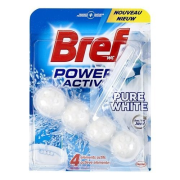 BREF Power Aktiv Pure White tuhý wc blok 50g