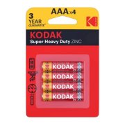 Kodak Heavy Duty Zinc mikrotužková batéria R03 AAA 4 ks