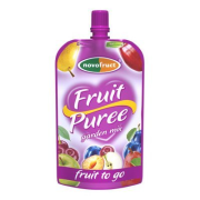Fruit Puree Garden Mix, Jablkové pyré s hruškami, slivkami a višňami 120g