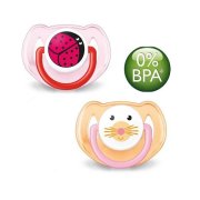 AVENT Zvieratko, ortodontický cumlík 6-18m 2ks