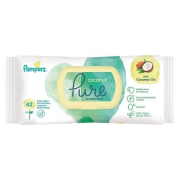 Pampers Pure Coconut, vlhčené utierky 42 ks