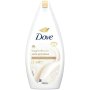 Dove Nourishing Silk sprchový gél a pena do kúpeľa 450 ml