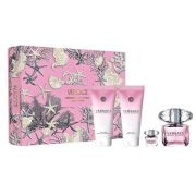 Versace Bright Crystal toaletná voda 90 ml + mlieko 100 ml + gél 100 ml + Edt 5 ml