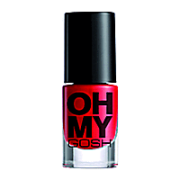 GOSH Oh My Gosh Lak na nechty odtieň 003 Red Noir, 5 ml