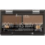 RIMMEL Brow This Way, Set na úpravu obočia 002 Medium Brown, 1,1 g