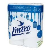 LINTEO Kuchynské utierky, 2-vrstvové, 9,3m, 2ks
