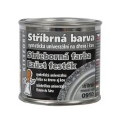 Kittfort syntetická vrchná farba na kov a drevo 0910 - strieborná 80g