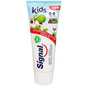 Signal Kids Strawberry 0 - 6 rokov zubná pasta pre deti 75 ml