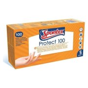 Spontex Jednorazové vinylové rukavice Protect 100 - S, 100 ks