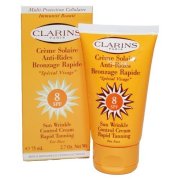Clarins Paris Sun Wrinkle Control Cream, Opaľovací Protivráskový krém na tvár OF8, 75ml