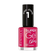RIMMEL Super Gel, lak na nechty s 3D efektom 024 Red Ginger, 12 ml