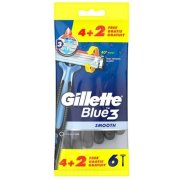 Gillette Blue3 Smooth  jednorázové holiace strojčeky 6 ks