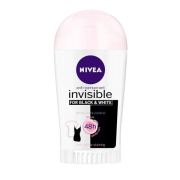 NIVEA Deodorant Invisible for Black & White, tuhý antiperspirant s ľahkou vôňou 40ml