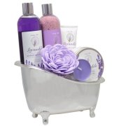 BODY TIP LEVANDUĽA PREMIUM darčekový kôš s levanduľovým olejom EXCLUSIVE v plastovom obale 1 ks