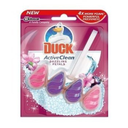 DUCK Active Clean Dazzling Petals, závesný wc blok s vôňou kvetov 38,6g