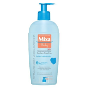 MIXA Baby Upokojujúca čistiaca voda, pre šetrné čistenie a hydratovanie detskej pokožky 250ml