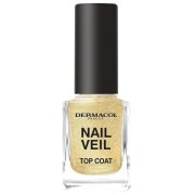 Dermacol NAIL VEIL top coat Sparkling beach lak na nechty 11 ml
