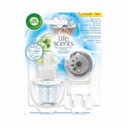 Air Wick Life Scents Linen in the Air, osviežovač vzduchu strojček a náplň s vôňou prádlo vo vánku