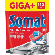 SOMAT All in 1 Extra tablety do umývačky riadu 110 ks