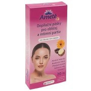 Ameté Depilačné pásky pre tvár a intímne partie 20 ks