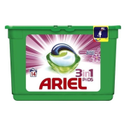ARIEL Touch of Lenor, gelové kapsuly 14ks