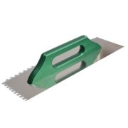 Stalco Hladítko nerezové 380 x 130 mm, 10 x 10 zub 1 ks